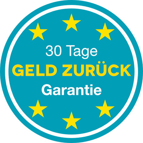 Button Geld zurück transparent