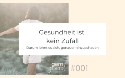 Gesundheit ist kein Zufall