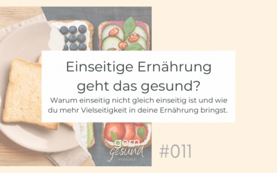 Einseitige Ernährung – geht das gesund?